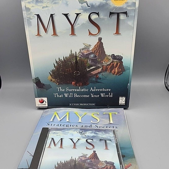 Myst PC Video Game Win 95 Best Selling CD ROM of All Time RedOrb & Strategy Book - Picture 6 of 12